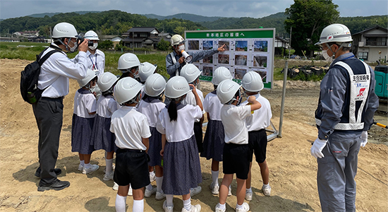 写真:総社市立新本小学校 地域学習