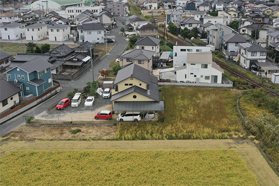 写真:H様邸造成工事(着工前)