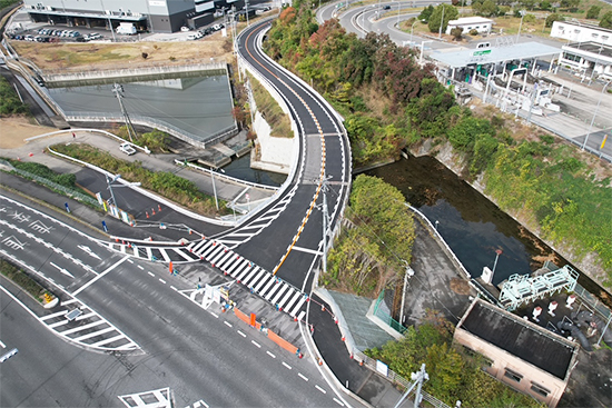 写真:高松田中西阿曽線外改良工事