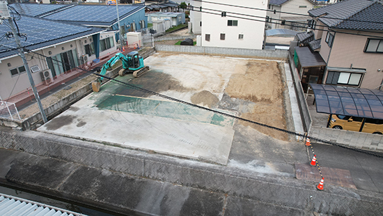 写真:社福)鶯園そうじゃ晴々造成工事(着手前)